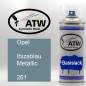 Preview: Opel, Ibizablau Metallic, 261: 400ml Sprühdose, von ATW Autoteile West.